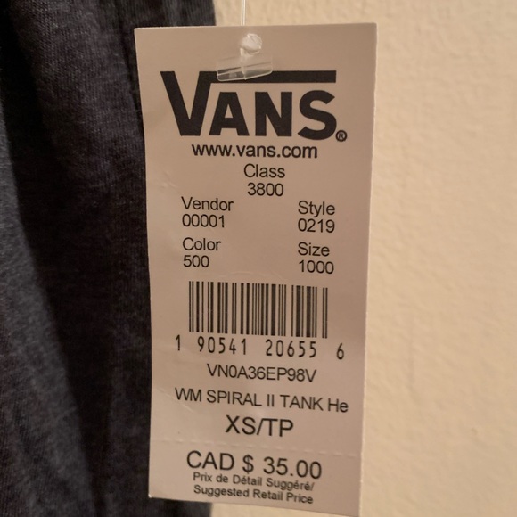 Vans tank brand new - Picture 2 of 4